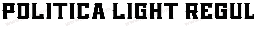 Politica Light Regul字体转换